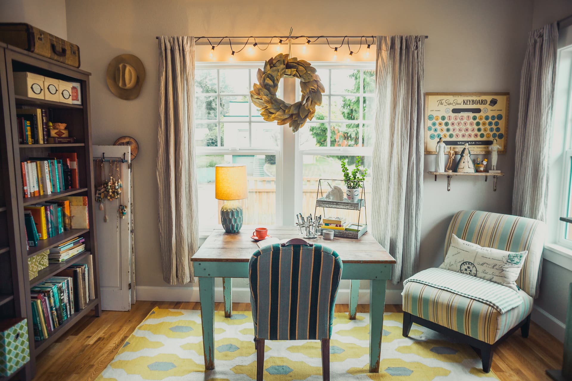 Casa decorada estilo shabby chic